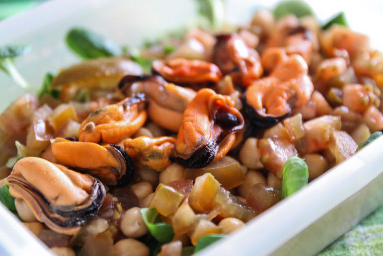 Insalata di cozze e ceci