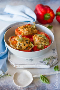 Peperoni ripieni di pane