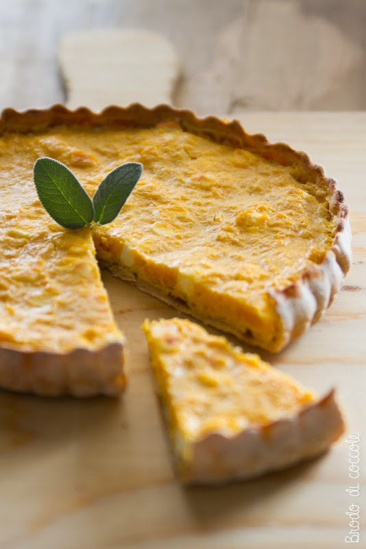 Torta salata di zucca e feta