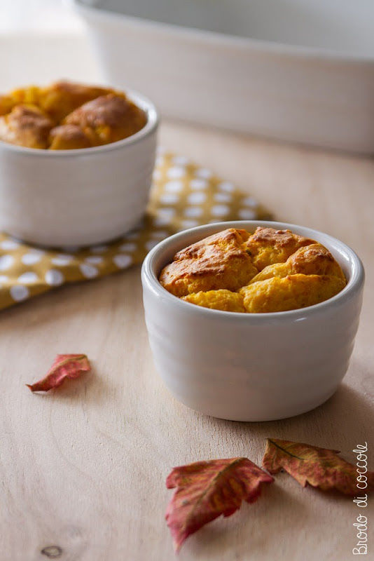 Souffle di zucca e gorgonzola