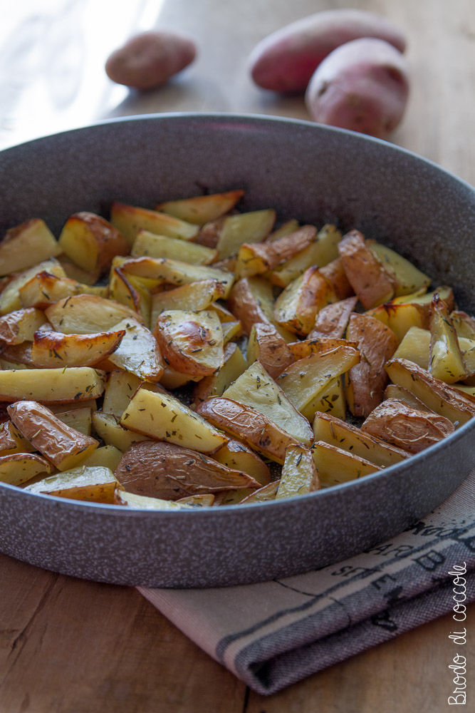 Patate al forno croccanti