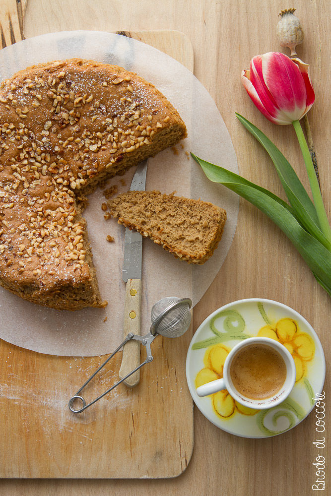 Torta nuvola al caffè (con soli albumi)
