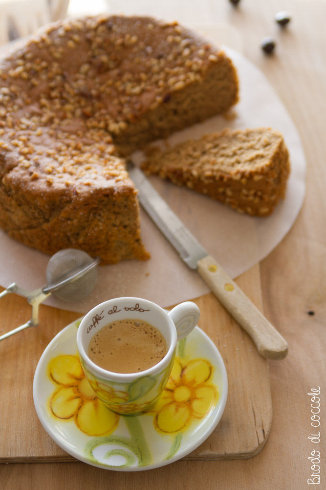 Torta nuvola al caffè (con soli albumi)