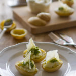 Patate ripiene fredde con ricotta e pesto