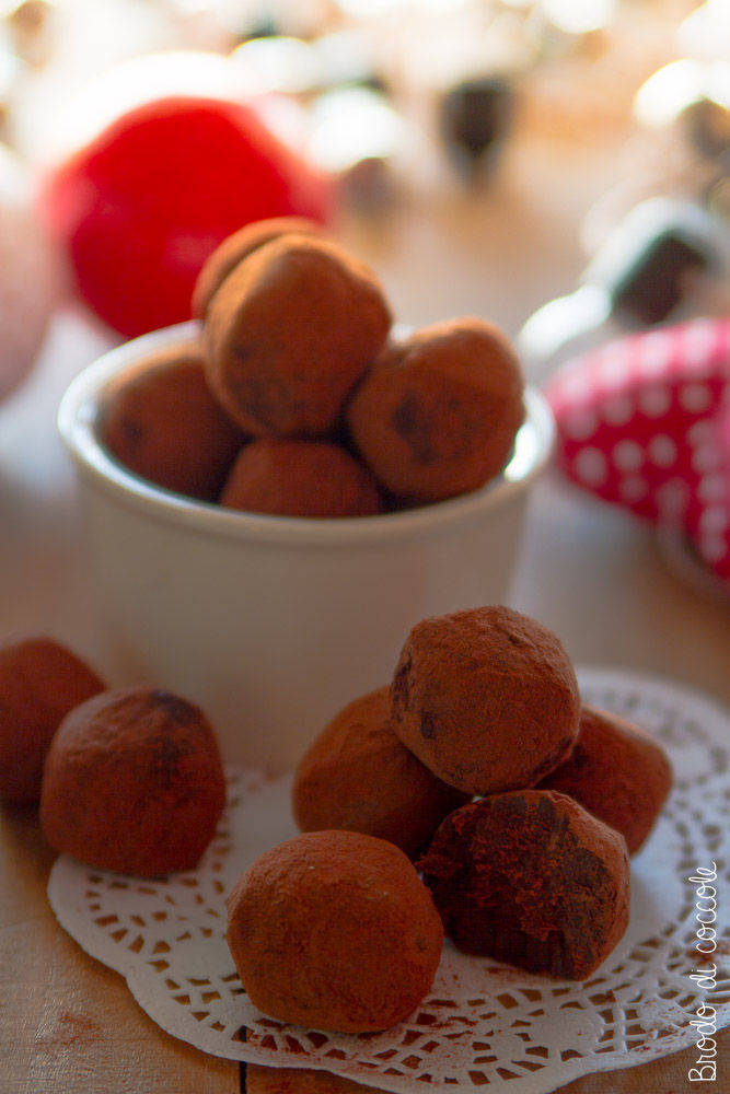 Tartufi al cioccolato fatti in casa