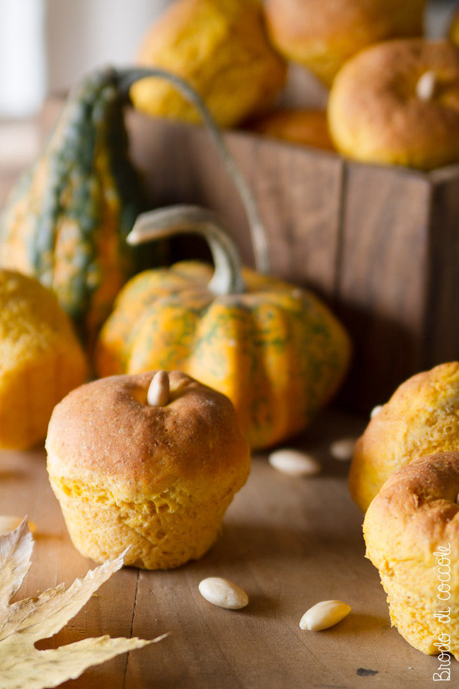 Panini semidolci con zucca e carote