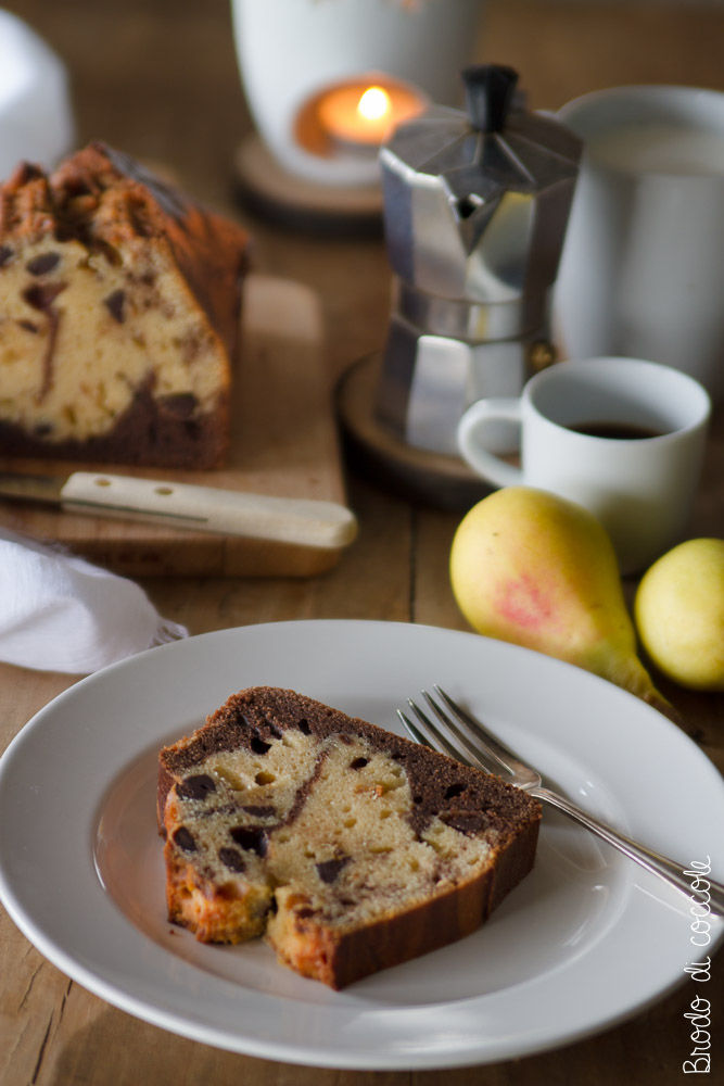 Plumcake al cioccolato e burro d'arachidi