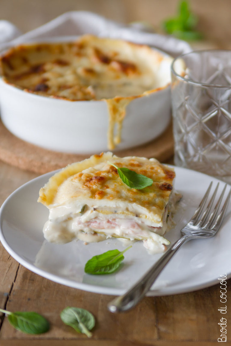 Parmigiana bianca di zucchine
