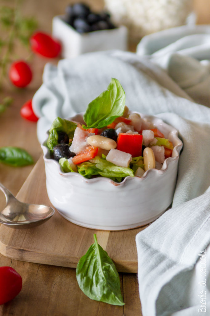 Insalata estiva di fagioli cannellini