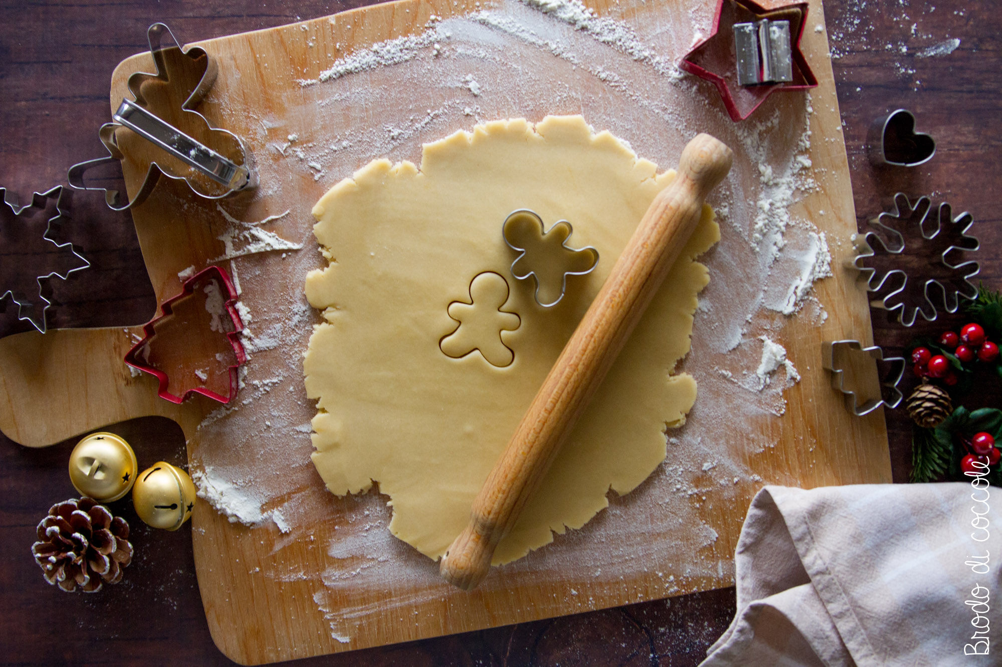 Pasta frolla perfetta per i biscotti di Natale