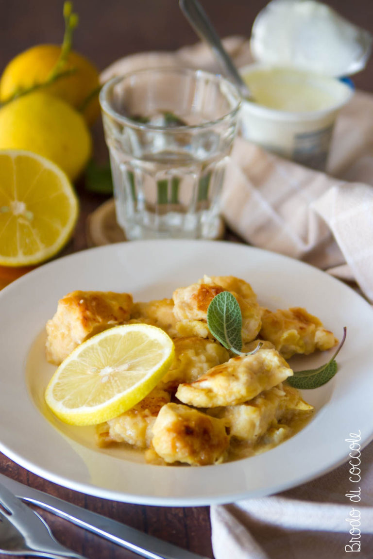 Bocconcini di pollo allo yogurt