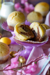 Muffin con sorpresa di ovetti al cioccolato