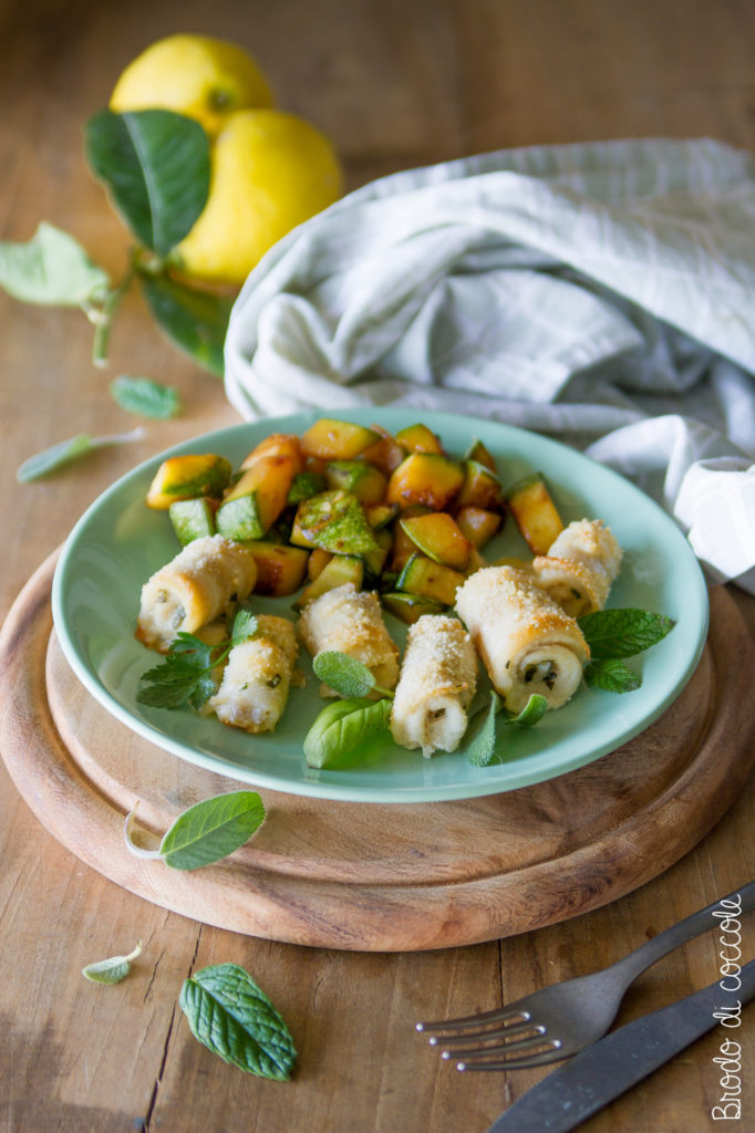 Involtini di sogliola alle erbe