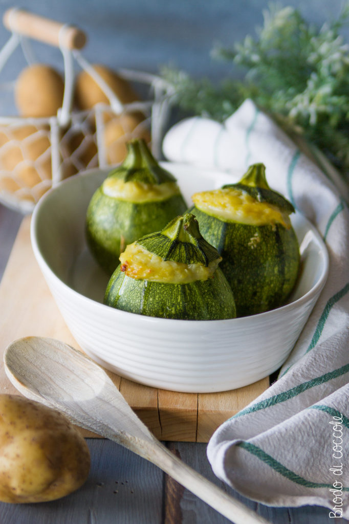 Zucchine ripiene vegetariane