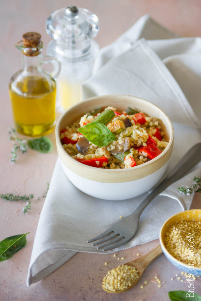 Insalata di miglio e verdure