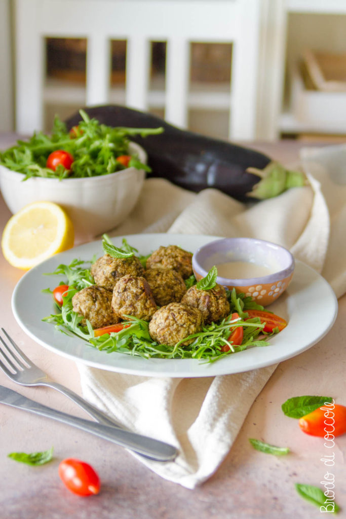 Polpette di melanzane al forno