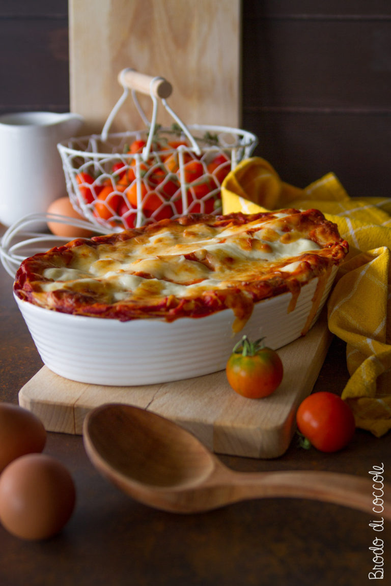 Lasagne con melanzane e scamorza