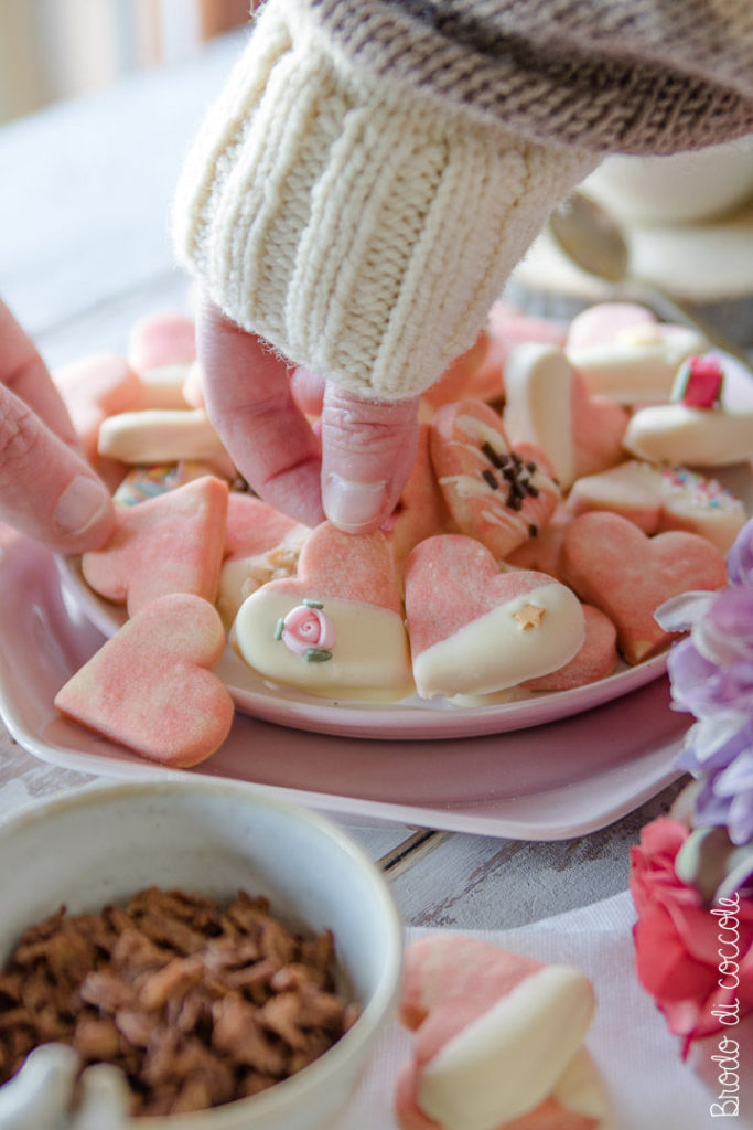 Biscotti marmorizzati per San Valentino