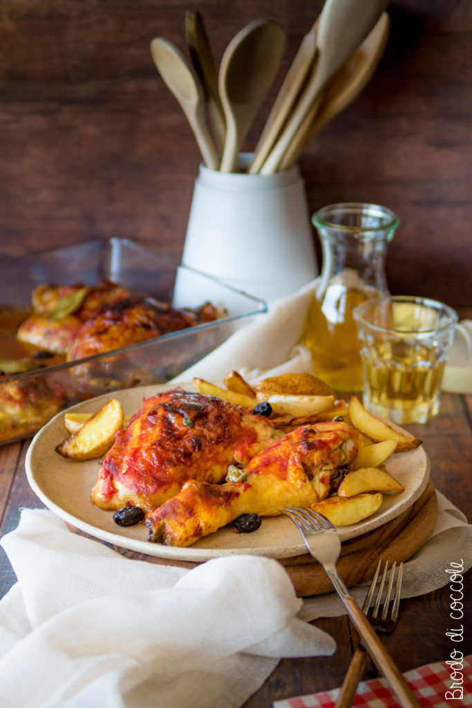 Pollo alla cacciatora al forno