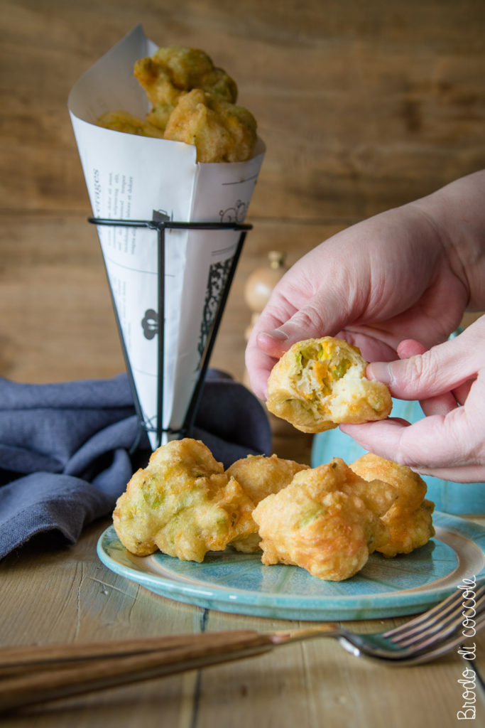 Pizzelle di sciurilli - Frittelle di fiori di zucca