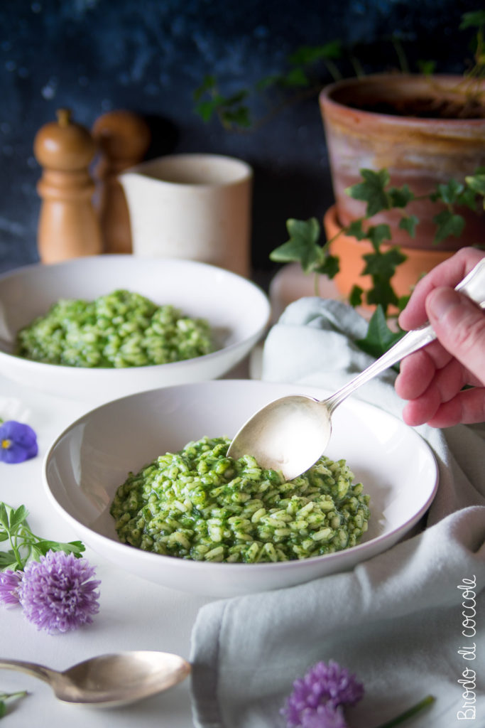 Risotto con la borragine