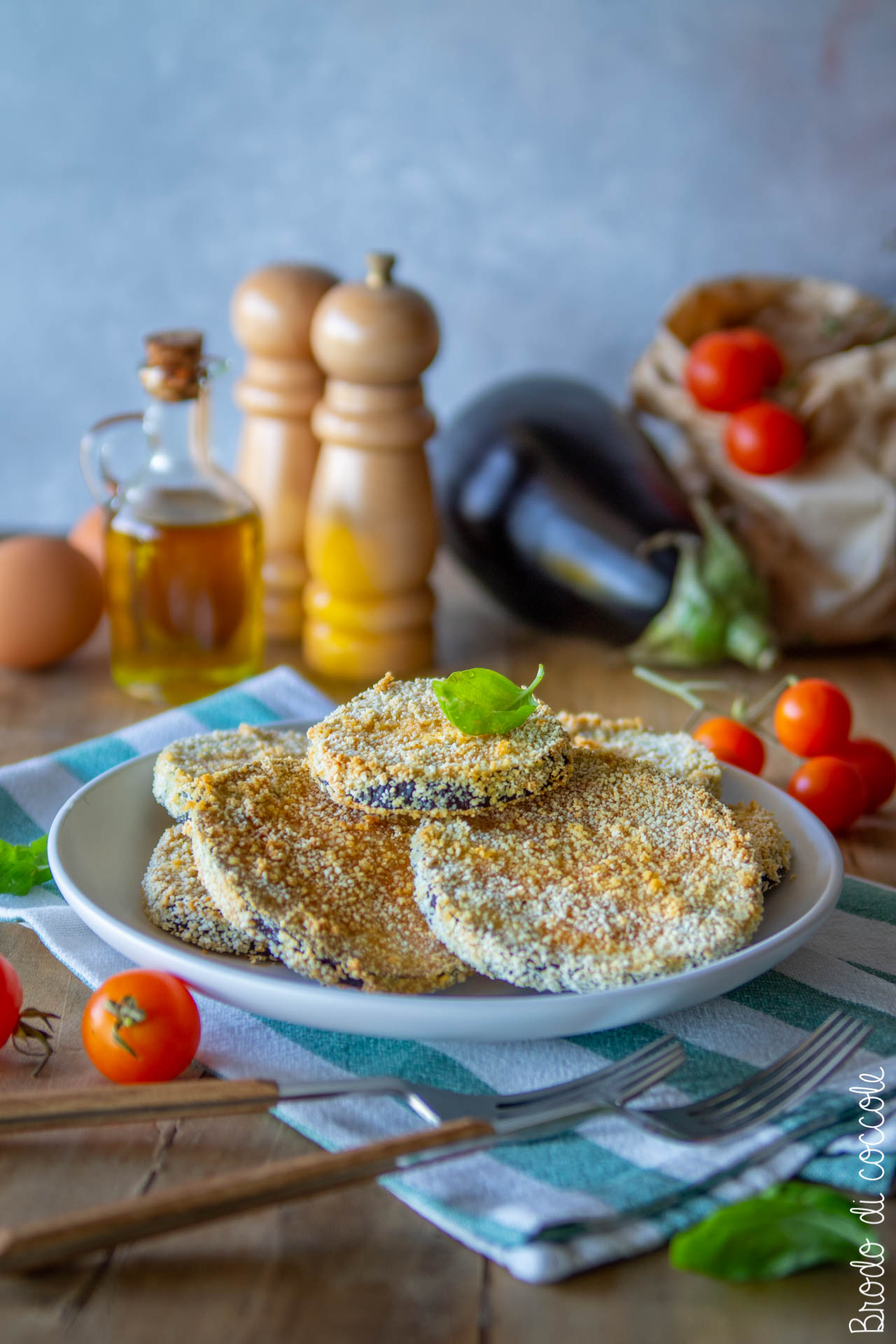 Cotolette Di Melanzane Fritte O Al Forno Brodo Di Coccole