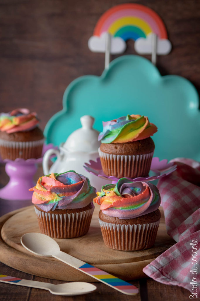 Cupcake arcobaleno