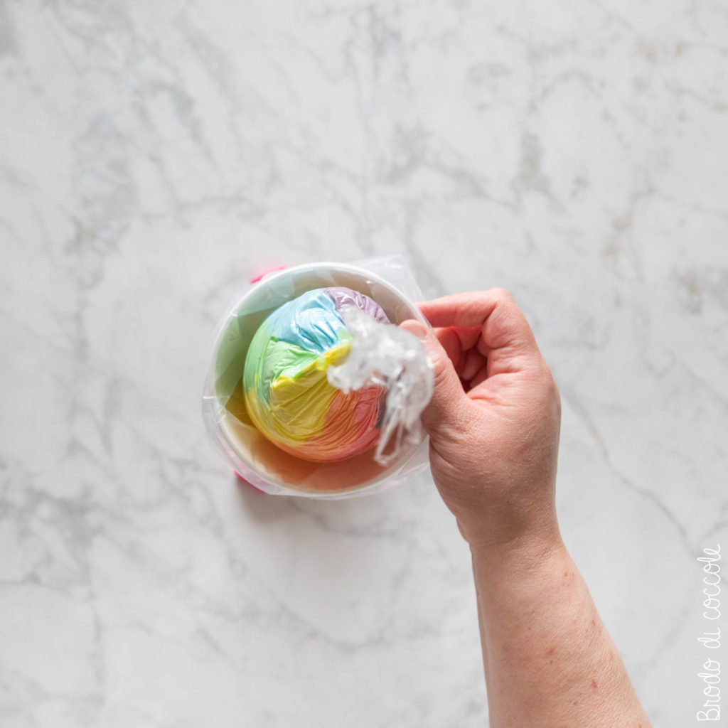 Cupcake arcobaleno - Come fare