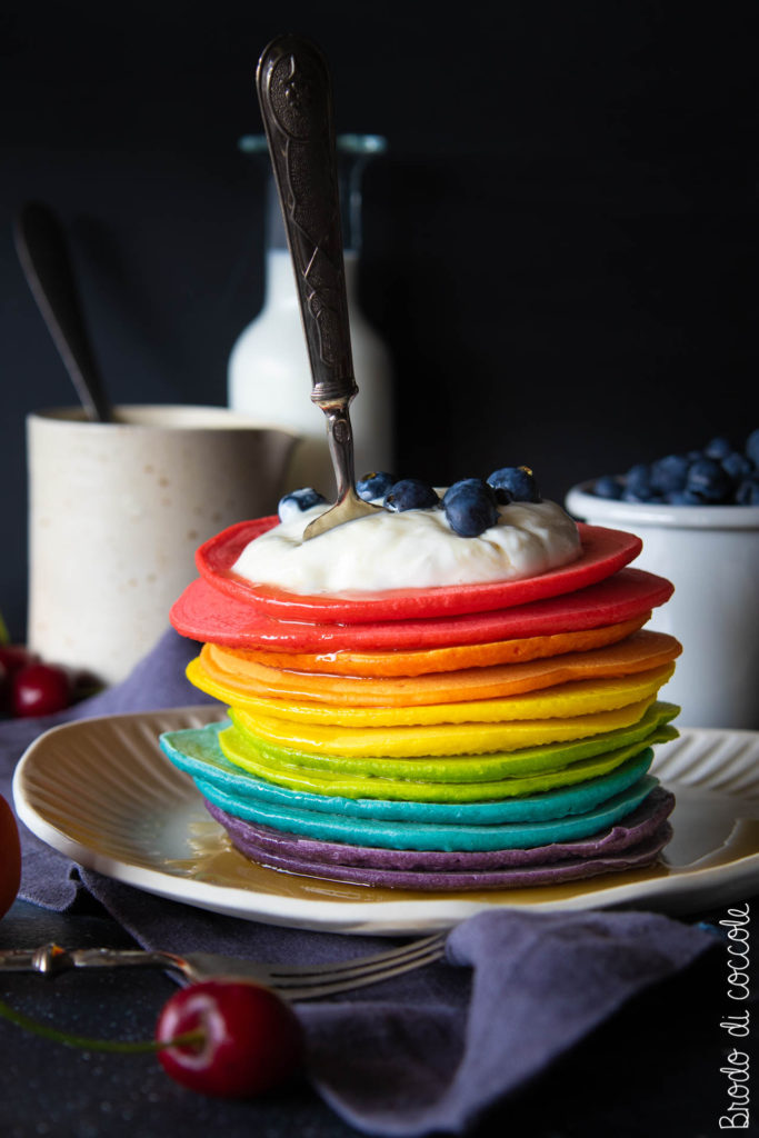 Pancake arcobaleno