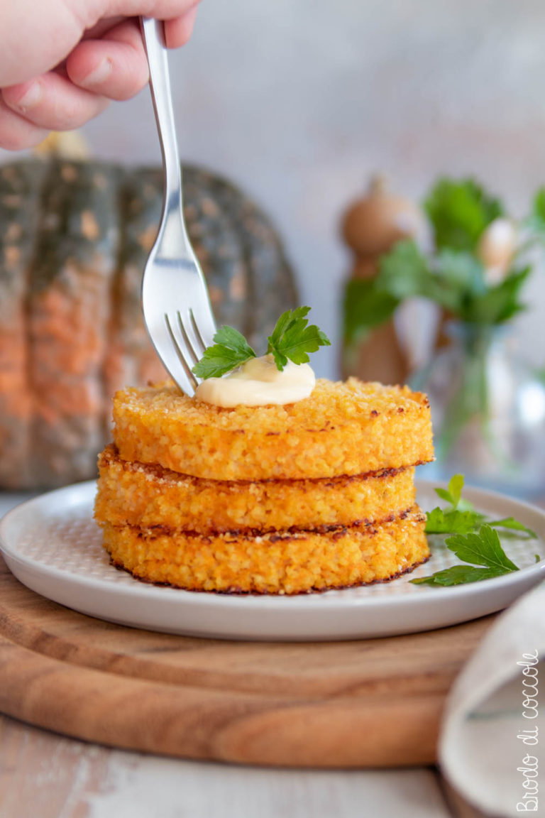 Burger di zucca e miglio