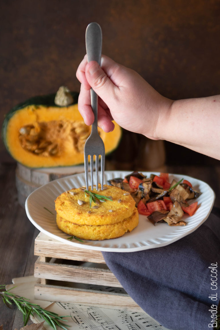 Medaglioni di zucca e ricotta