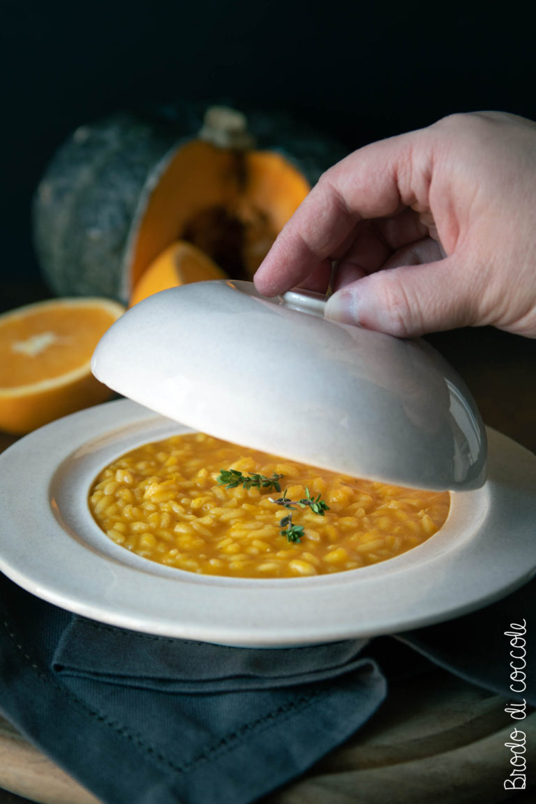 Risotto zucca e arancia