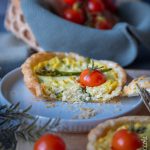 Mini quiche agli asparagi