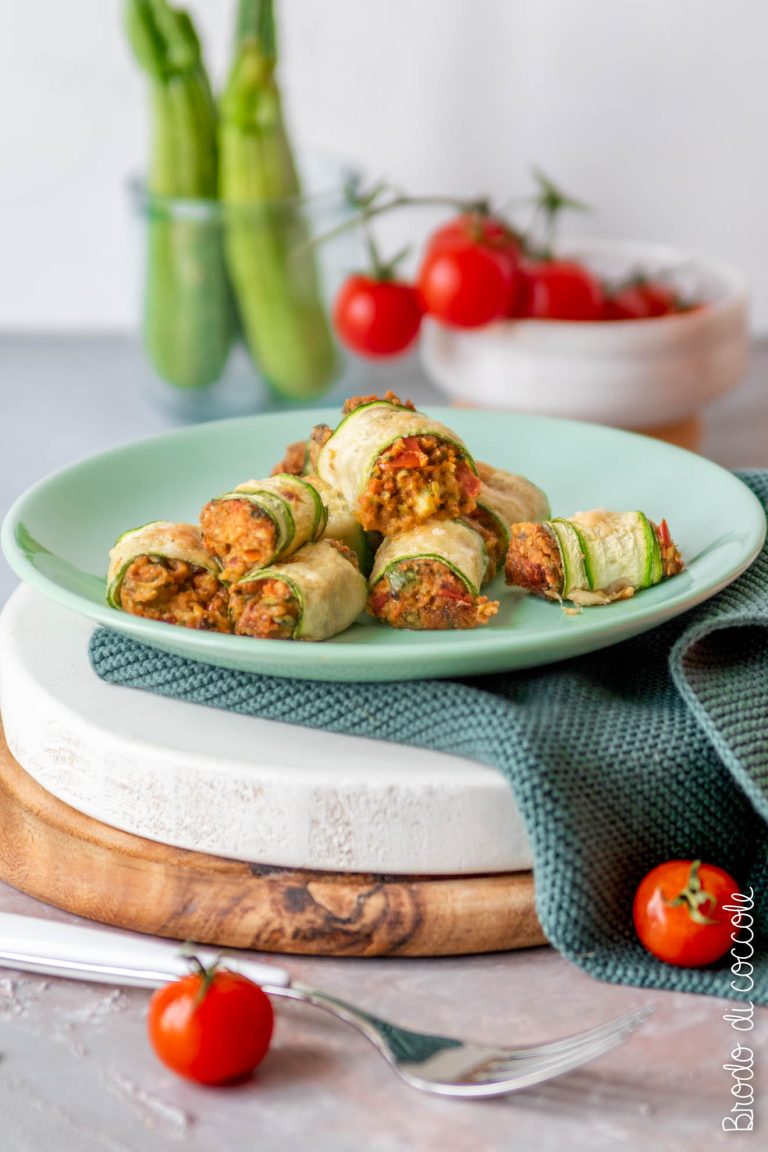 Involtini di zucchine speziate