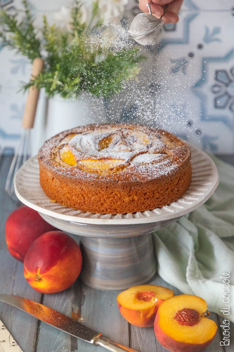 Torta pan di pesche (senza uova e senza latte)