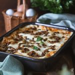 Lasagne verdi con zucchine e funghi